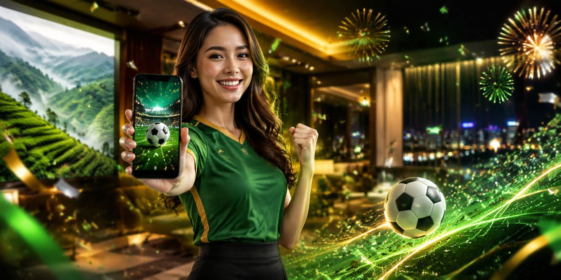 Penonton pertaruhan bola sepak Malaysia dengan paparan skor langsung di platform 1550